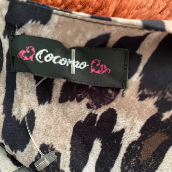 Cocoon print floral sleeve with pocket cardigan(F) - Picture 7 of 7